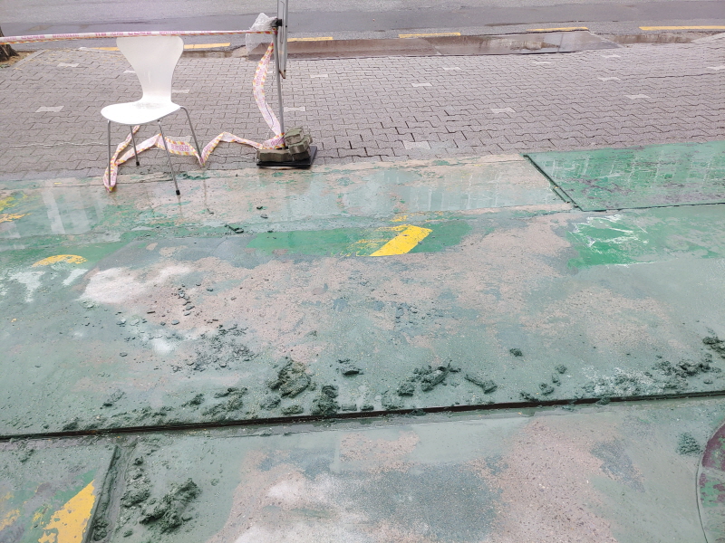 여주과 콘크리트샌딩 산업 바닥 마감 처리